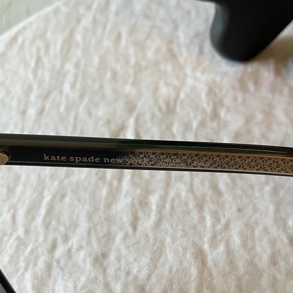Kate Spade: Black Kimberlyn Cat Eye Sunglasses- Case & Cleaning Cloth main image 11